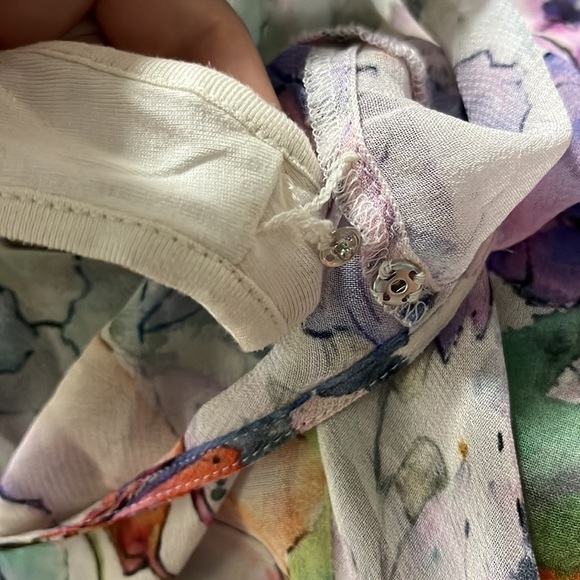 Soft Surroundings Coastal Breeze Floral Top and Tank Sz S - Picture 6 of 8